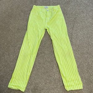 Victor Glemaud for Target Lime Pinstripe Pants